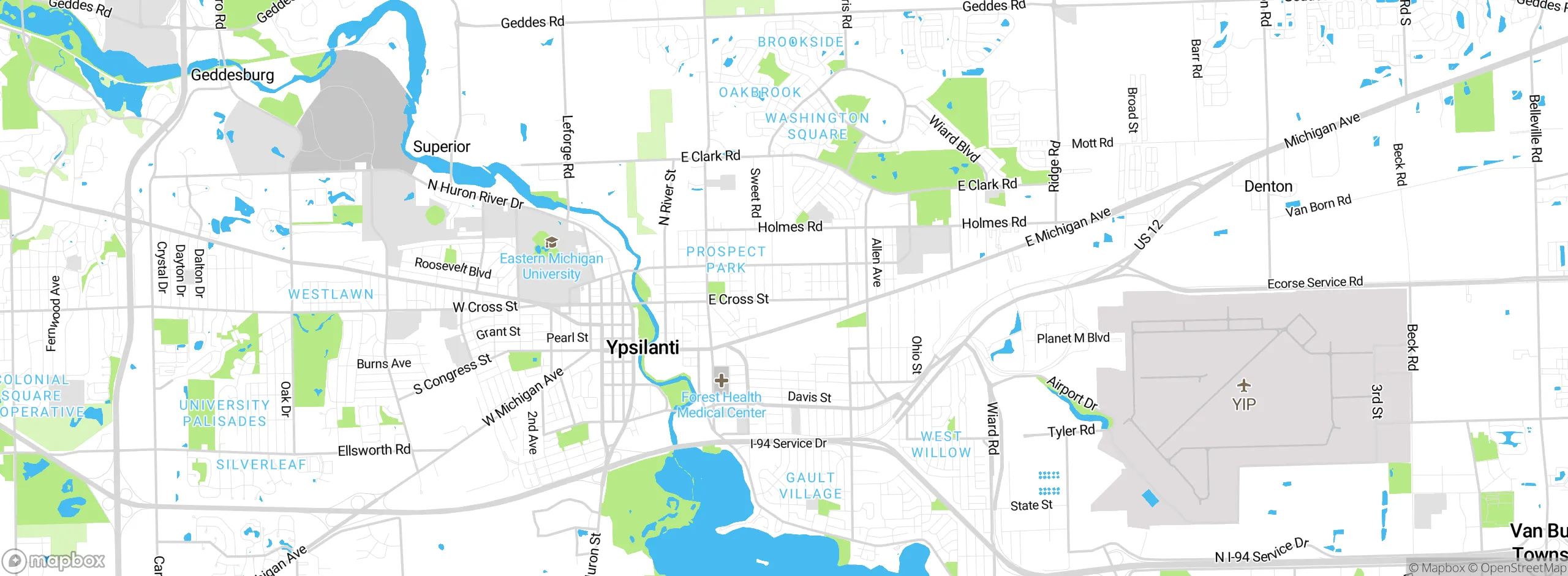 Map showing approximate location