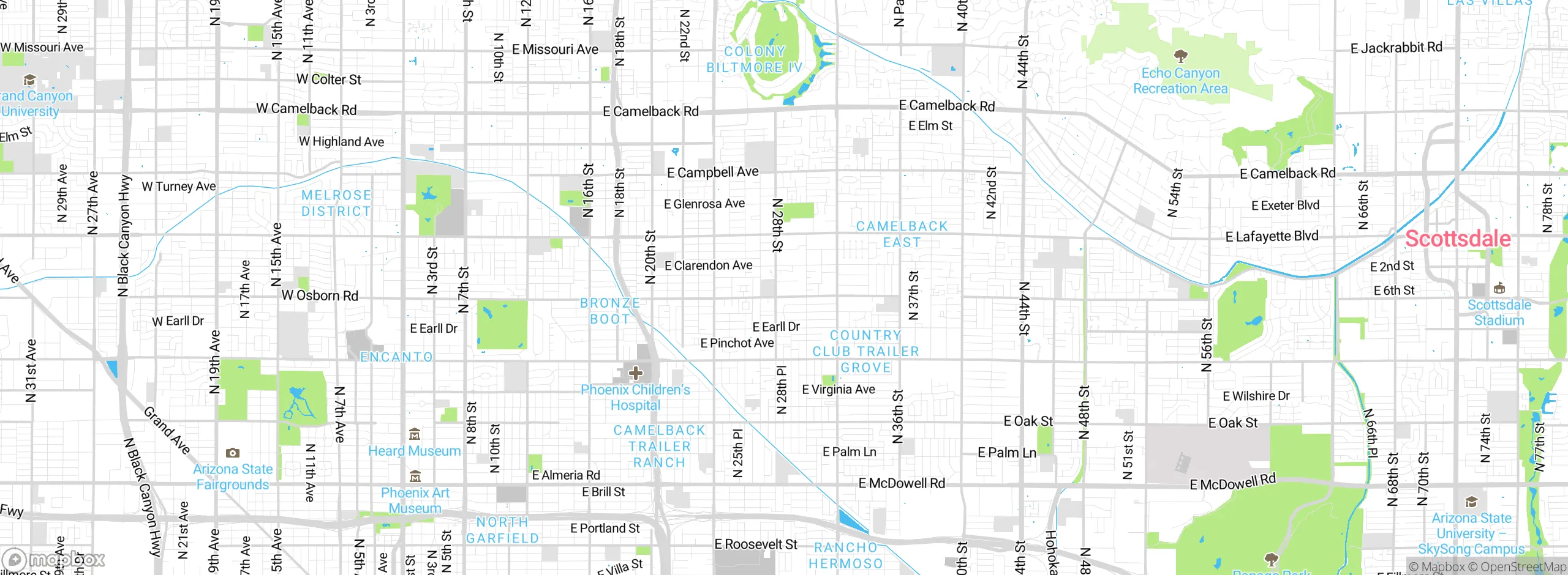 Map showing approximate location