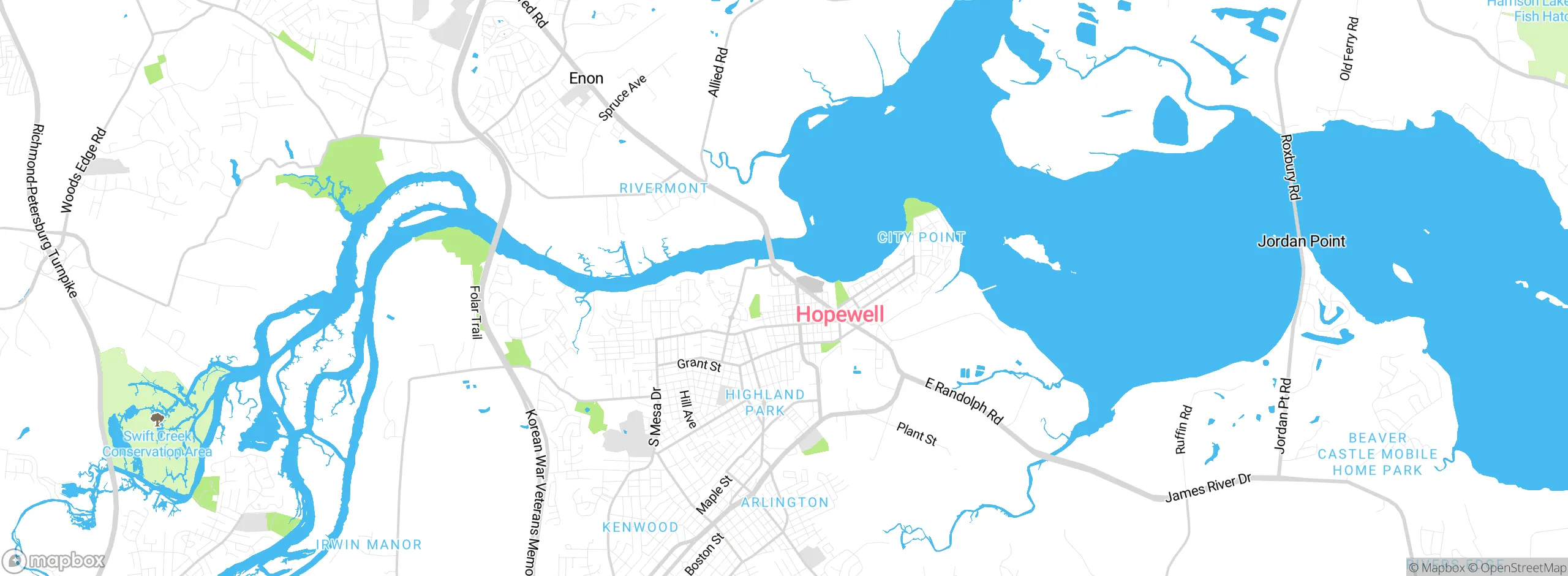 Map showing approximate location