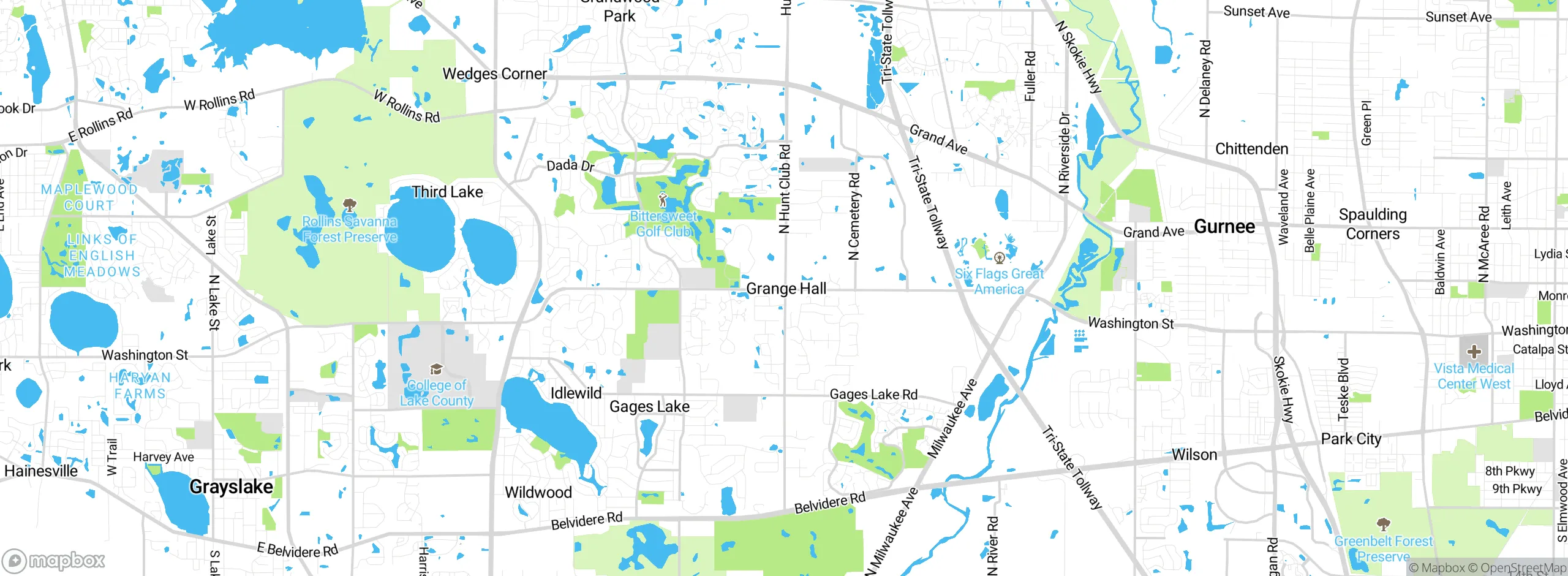 Map showing approximate location