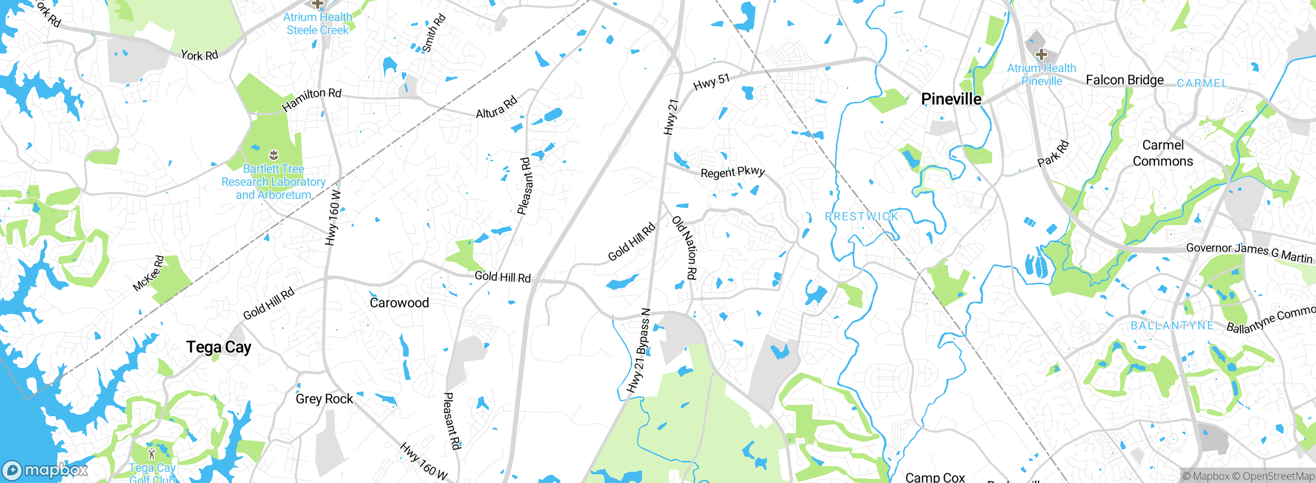 Map showing approximate location