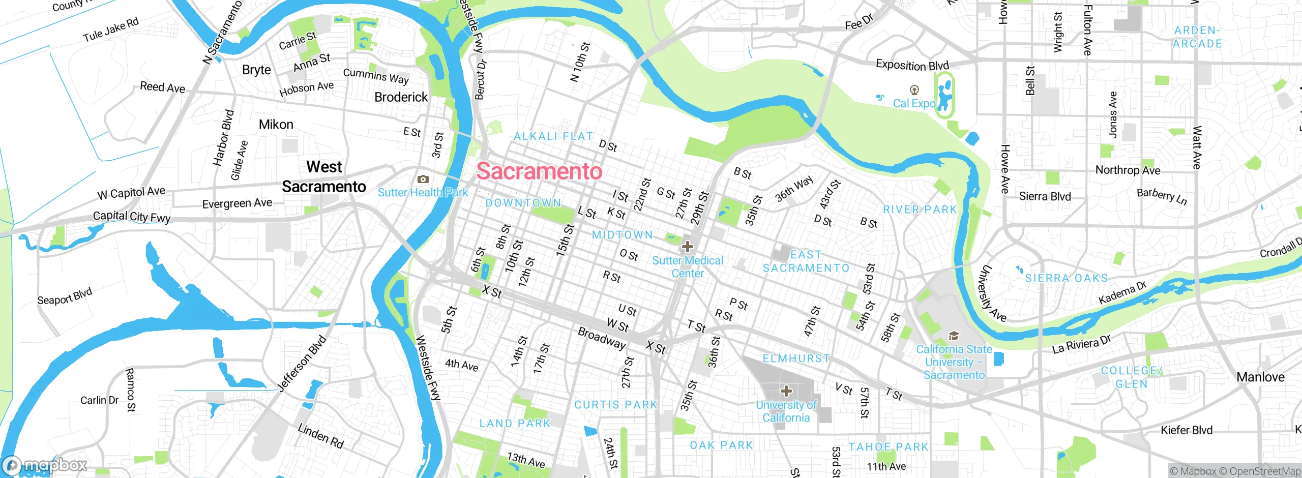 Map showing approximate location