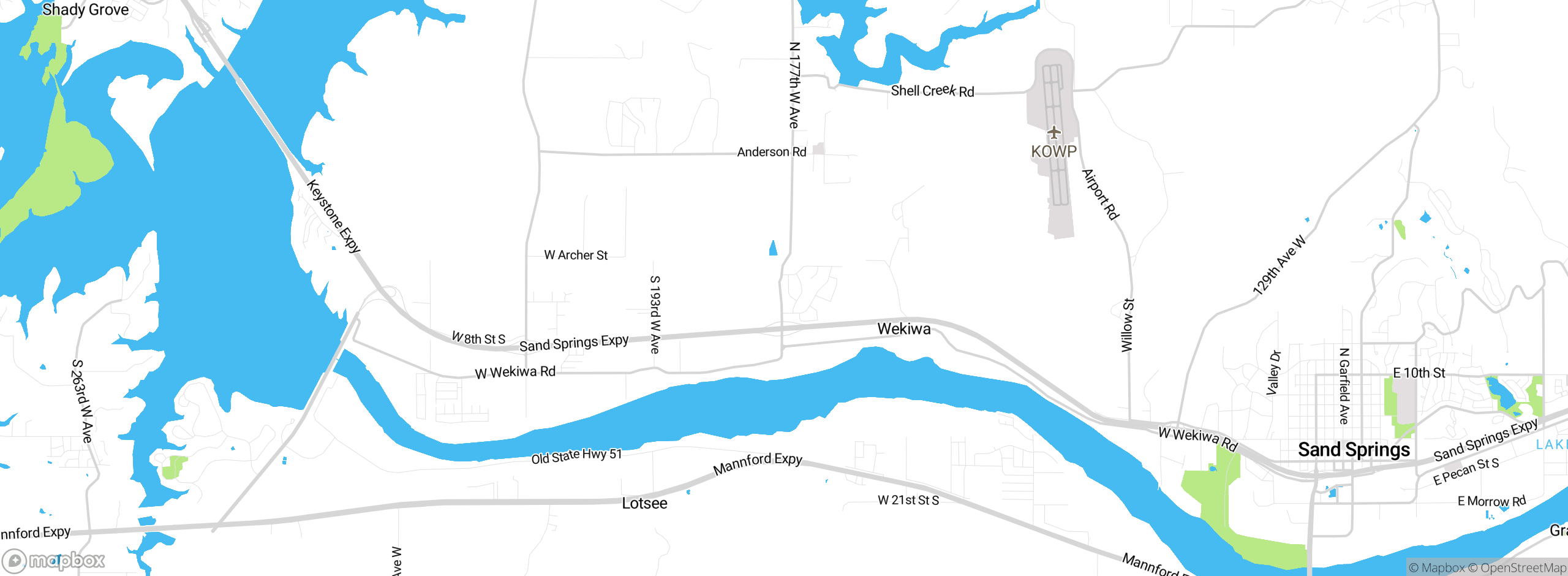 Map showing approximate location