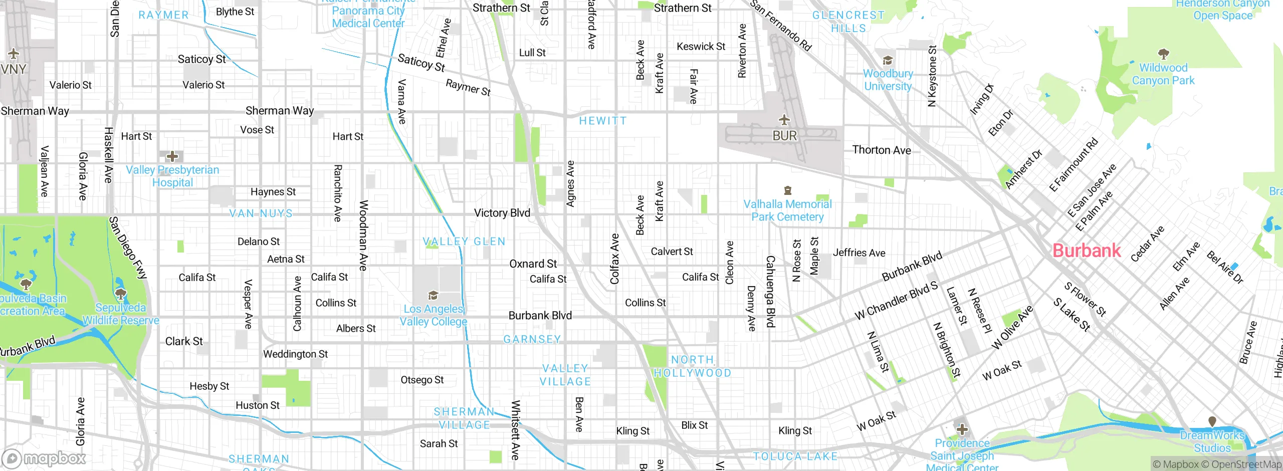 Map showing approximate location