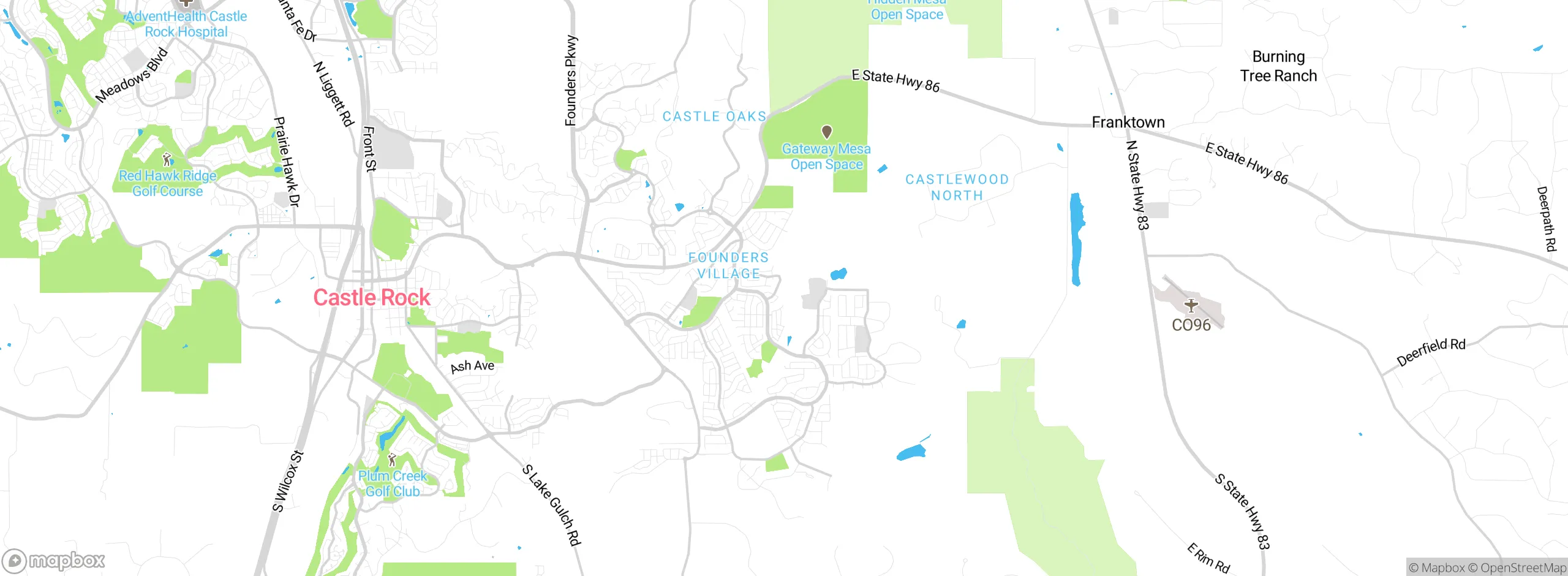 Map showing approximate location