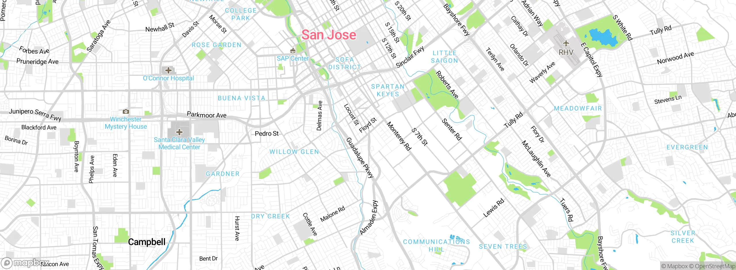 Map showing approximate location