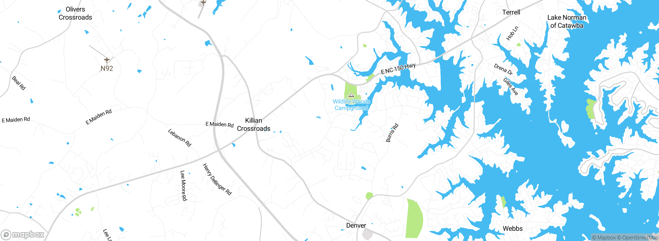 Map showing approximate location