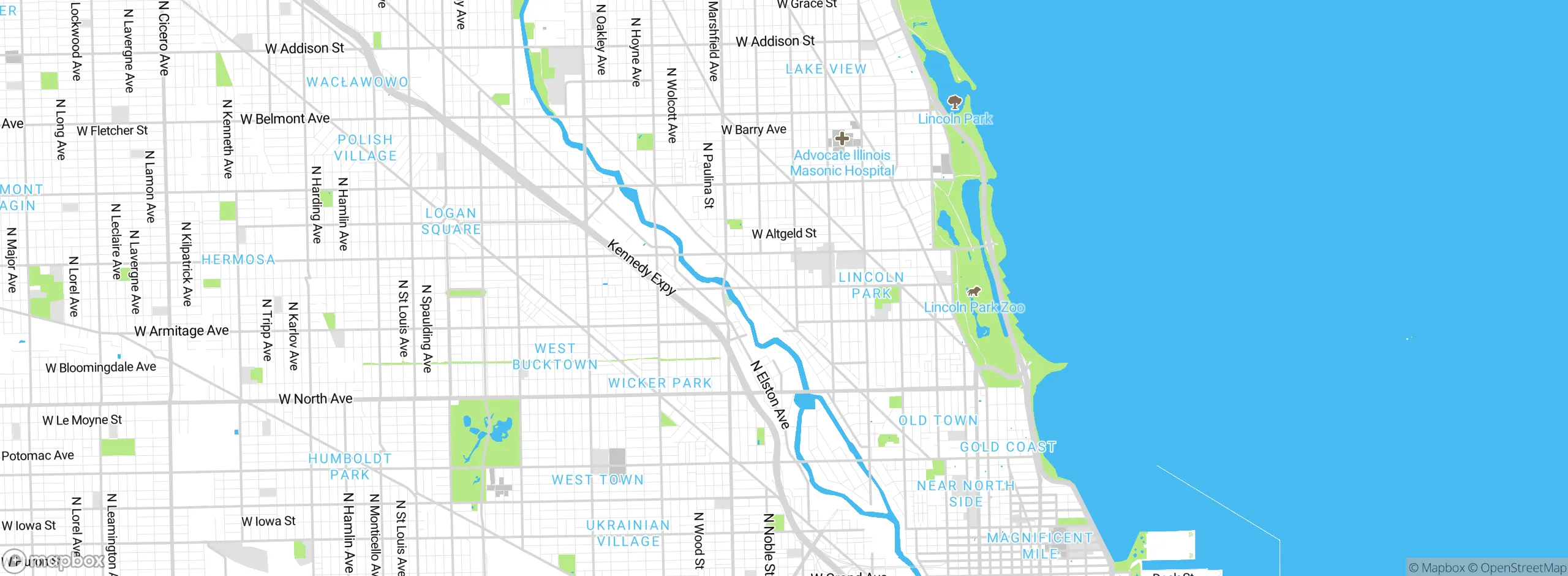 Map showing approximate location