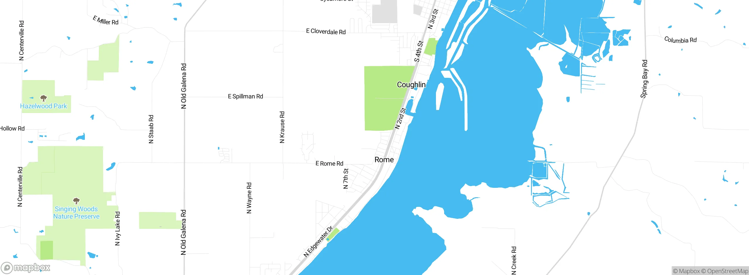 Map showing approximate location