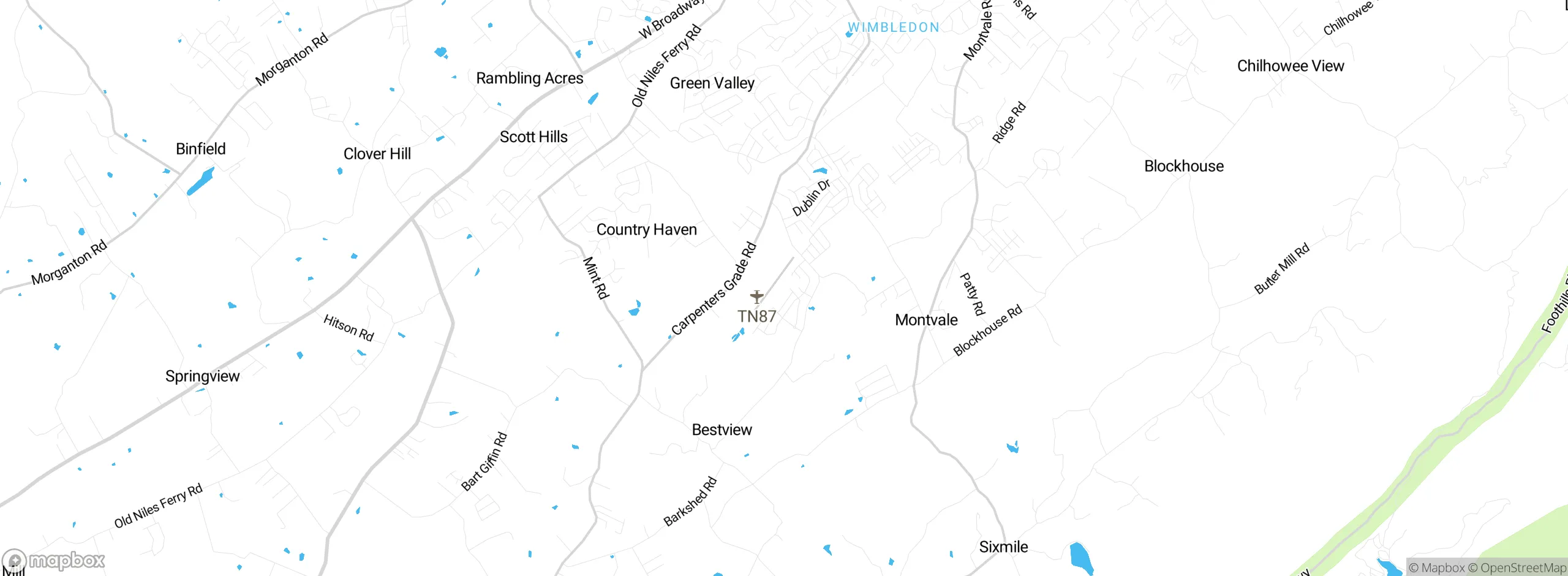 Map showing approximate location
