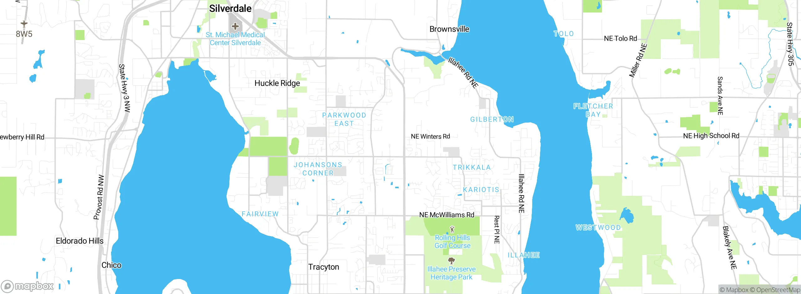 Map showing approximate location