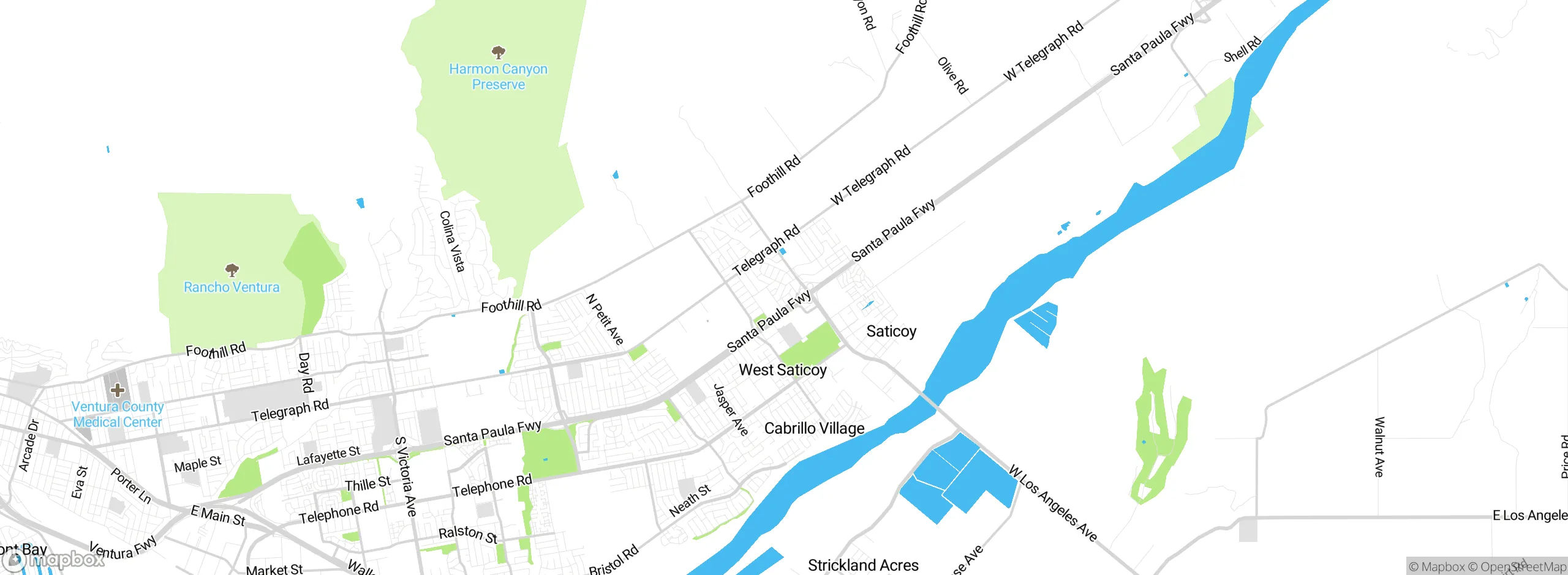 Map showing approximate location