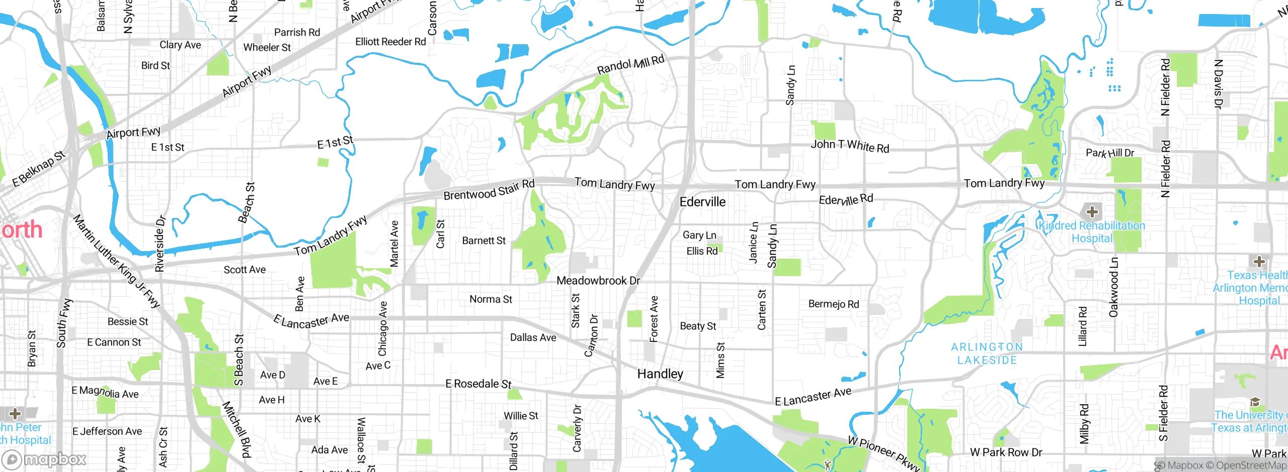 Map showing approximate location