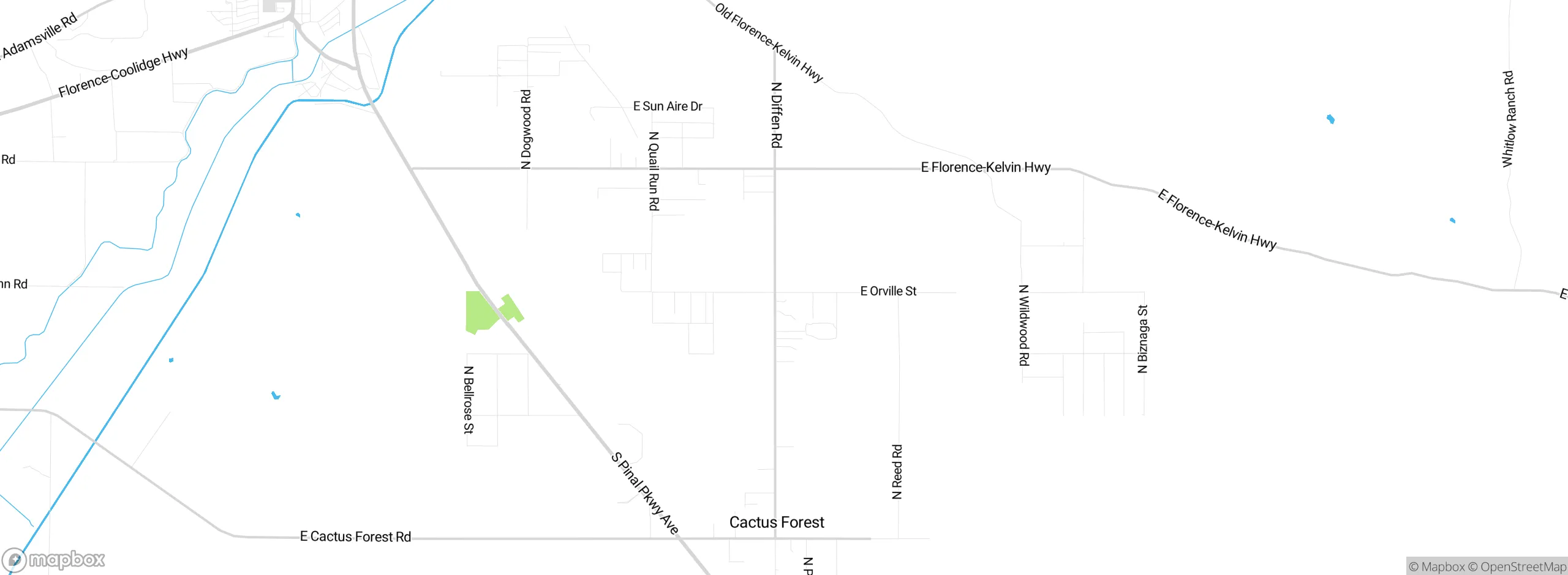 Map showing approximate location