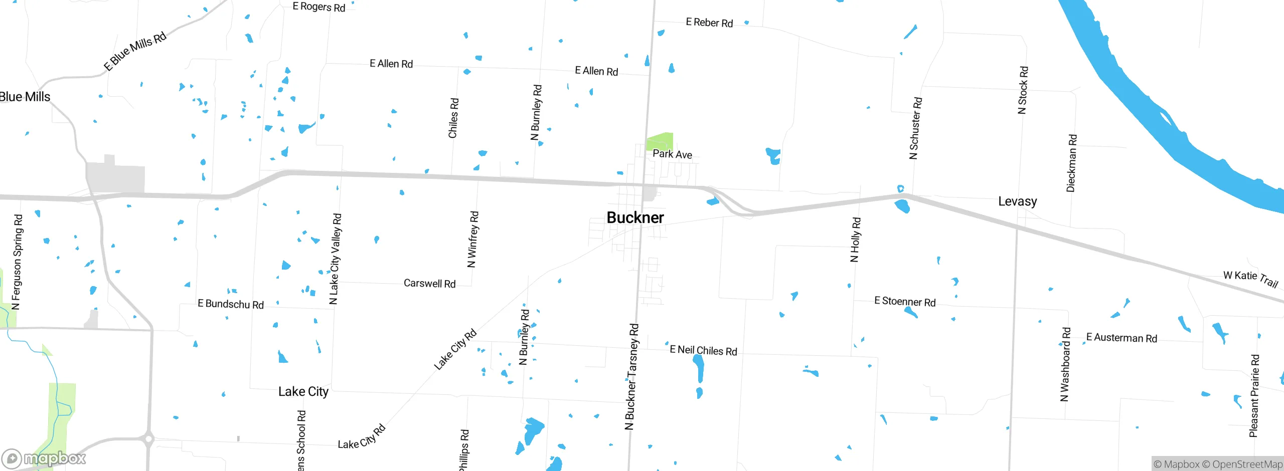Map showing approximate location