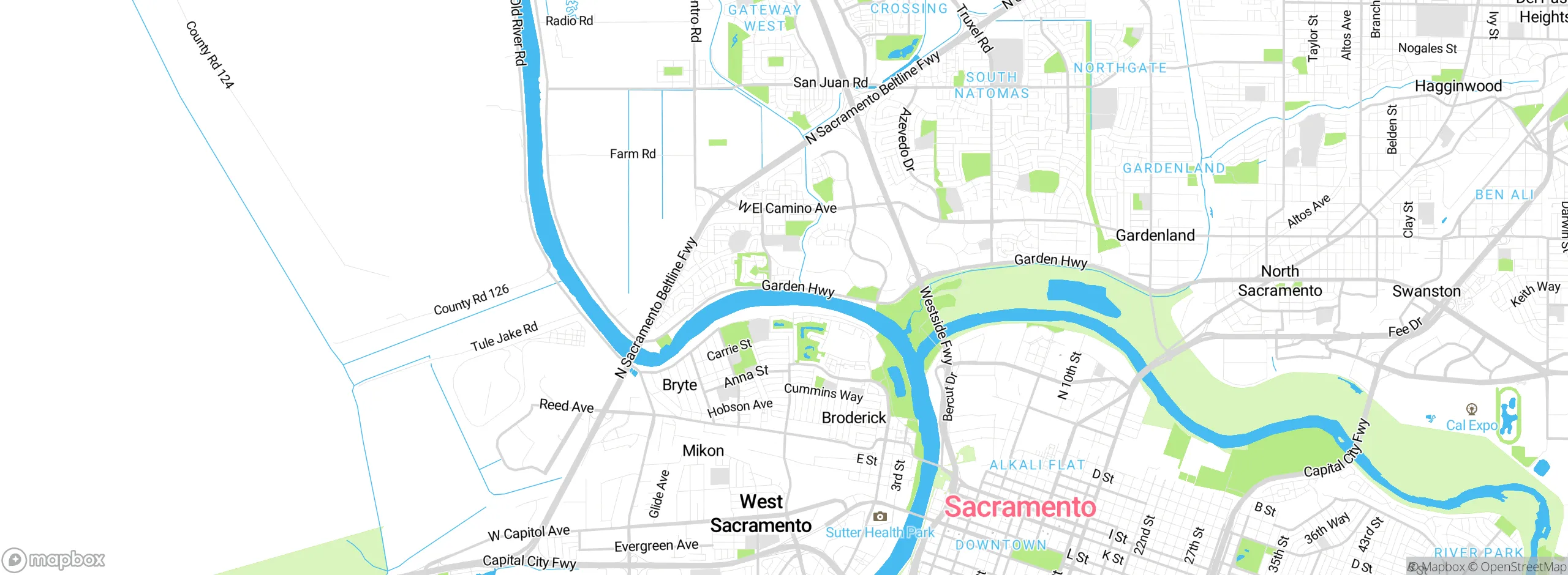 Map showing approximate location