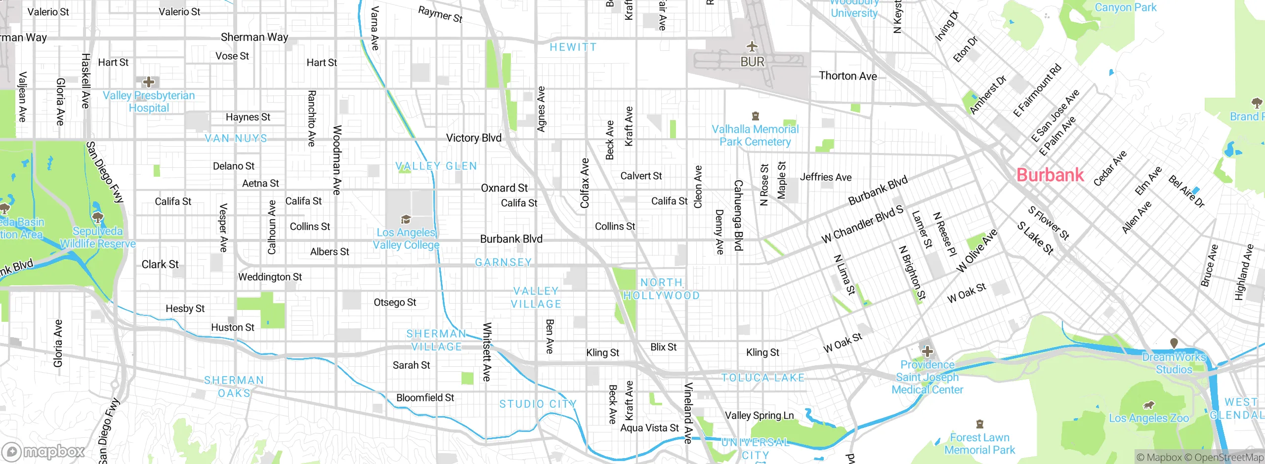 Map showing approximate location