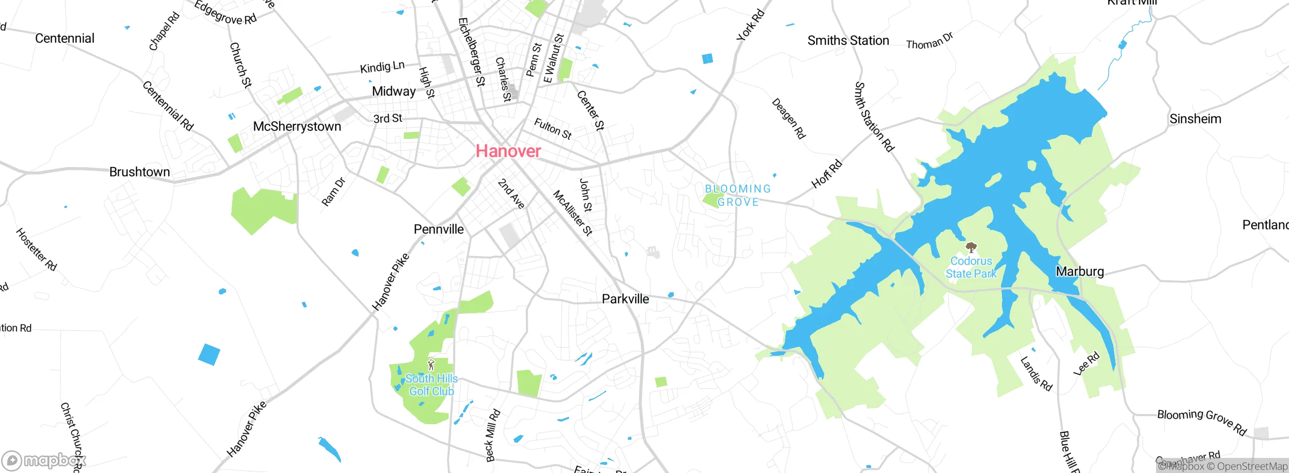Map showing approximate location