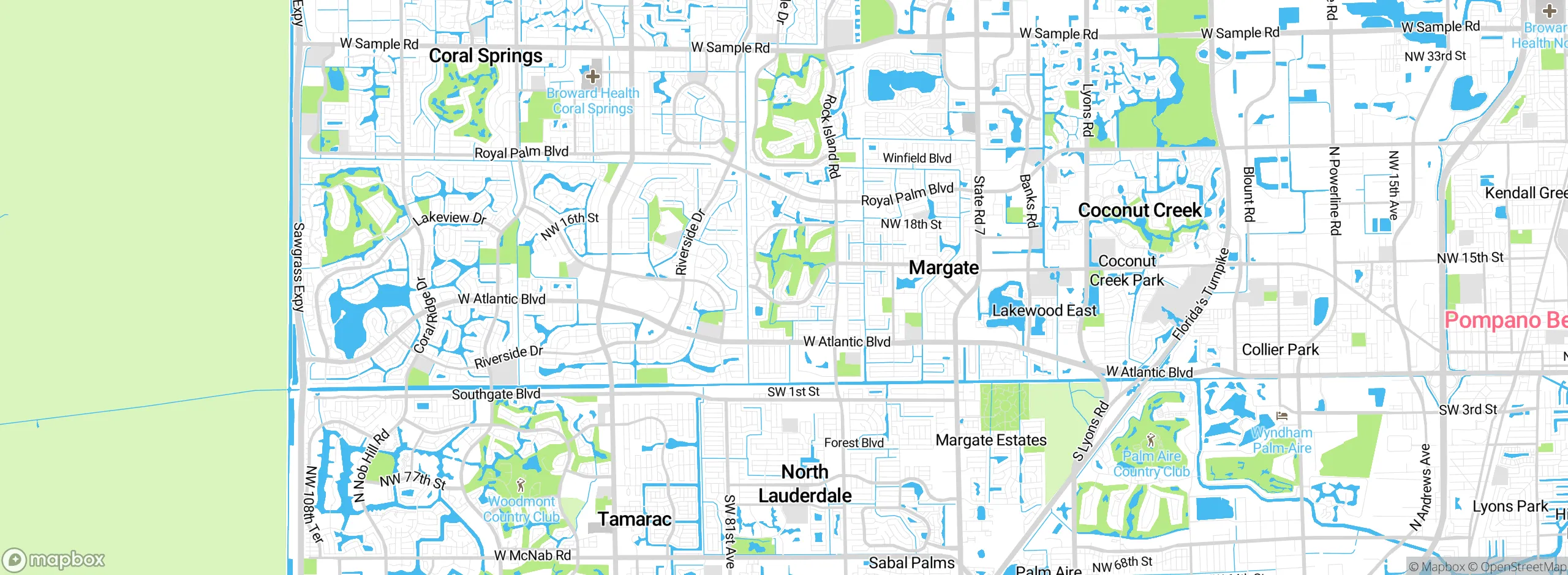 Map showing approximate location