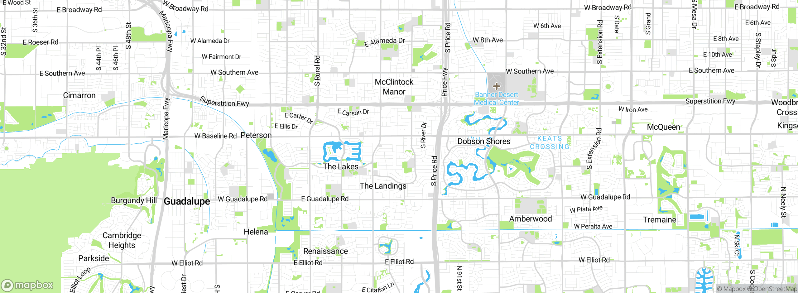 Map showing approximate location
