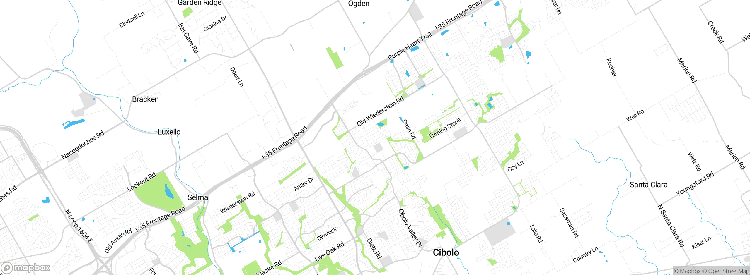 Map showing approximate location