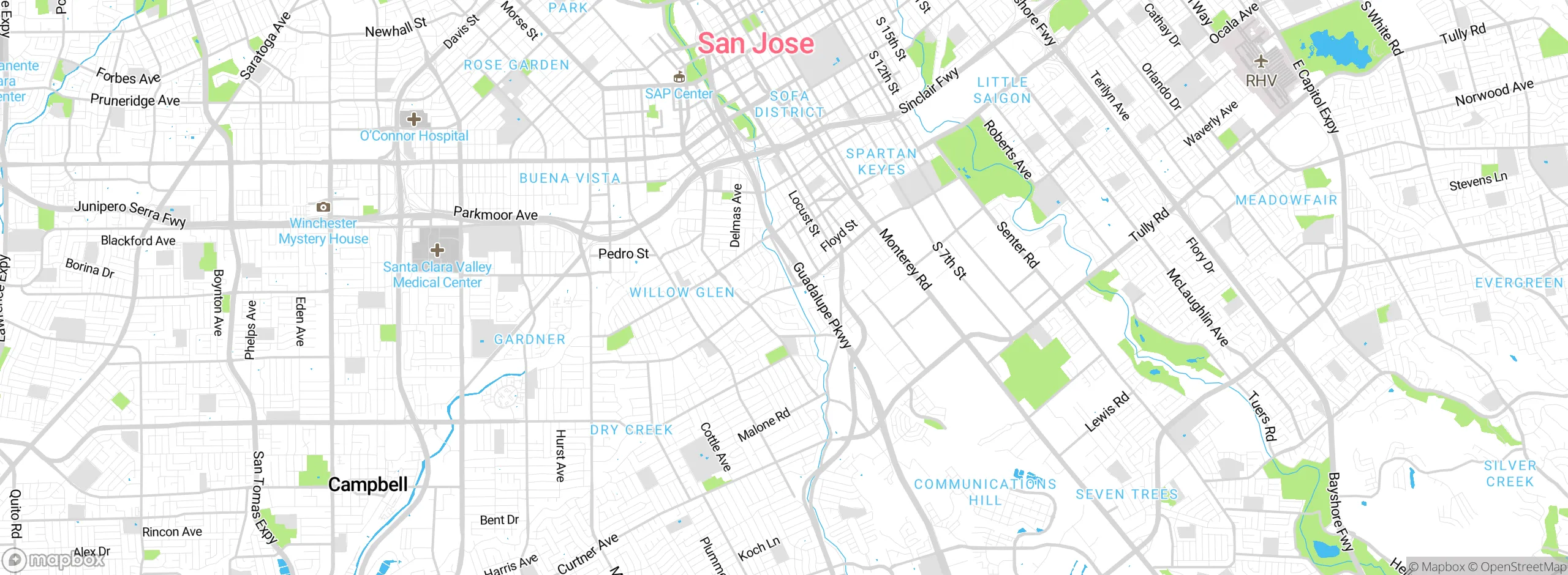 Map showing approximate location