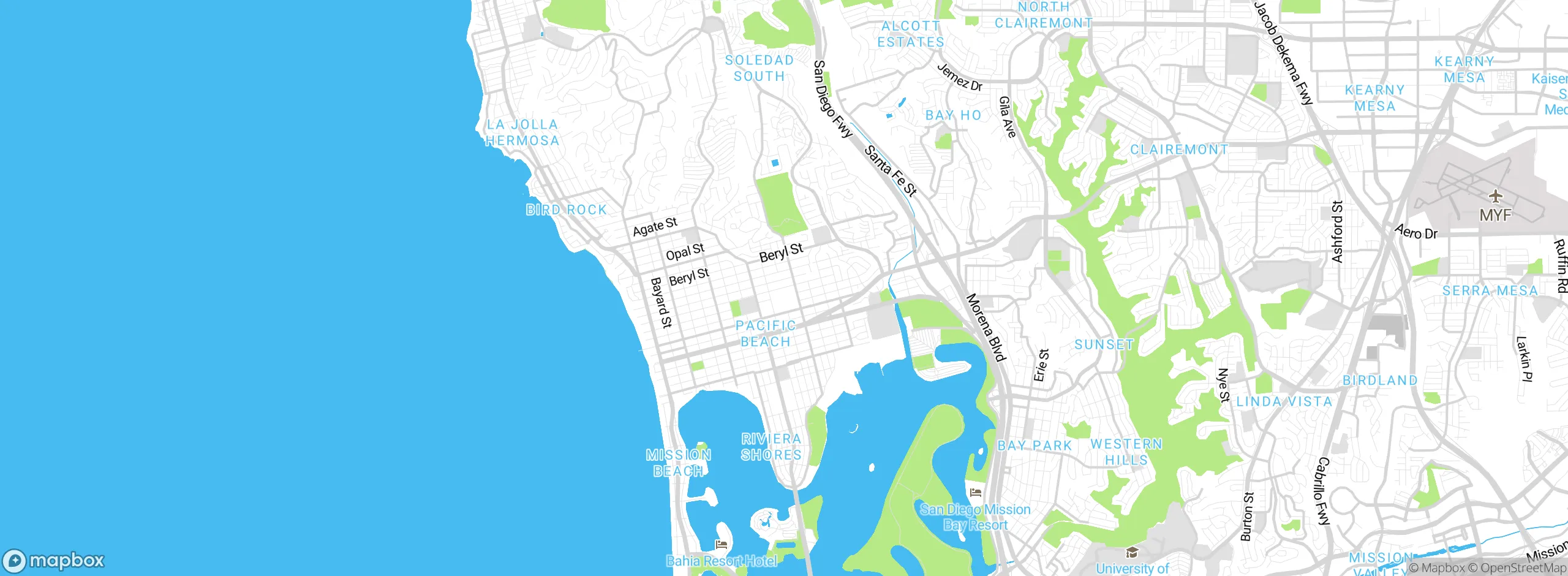 Map showing approximate location