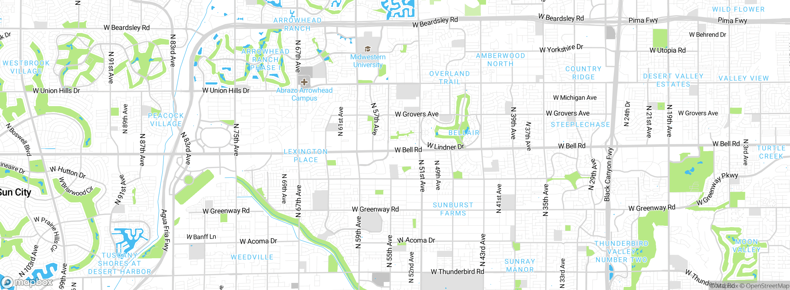 Map showing approximate location