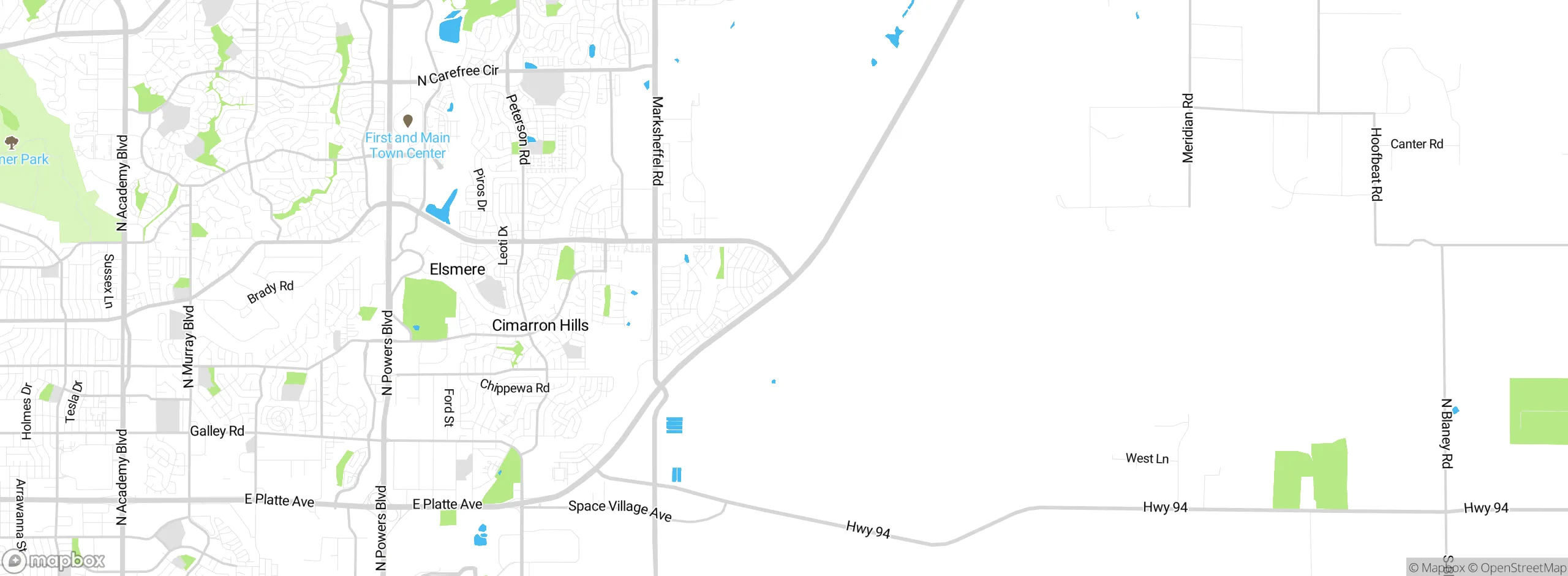 Map showing approximate location