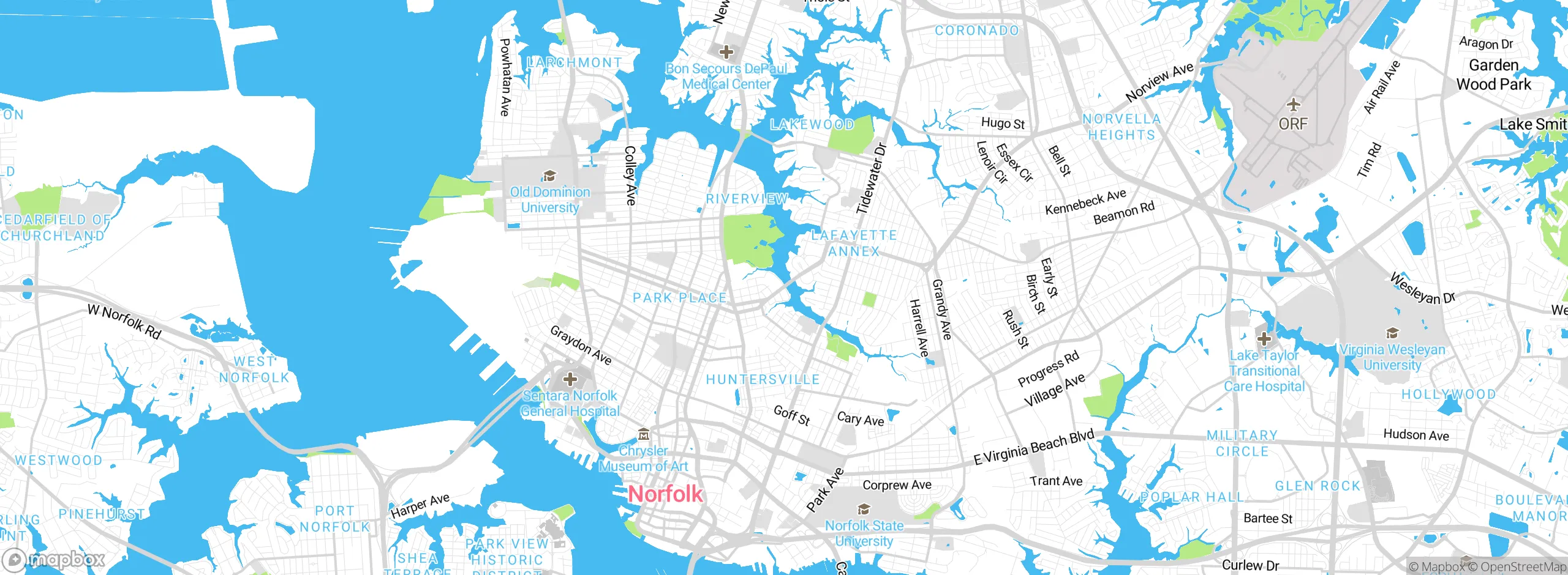 Map showing approximate location