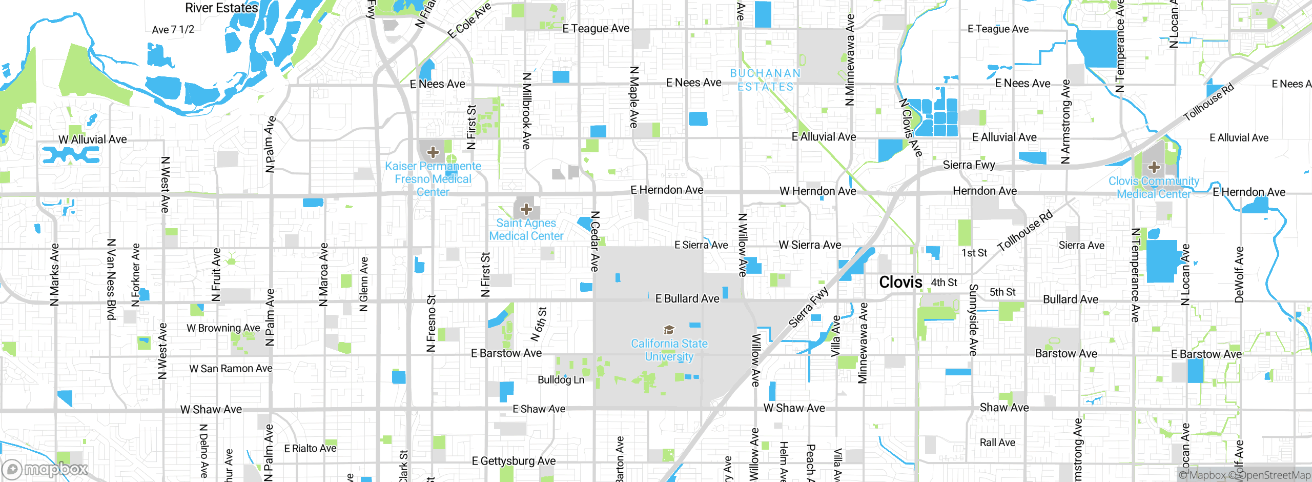 Map showing approximate location