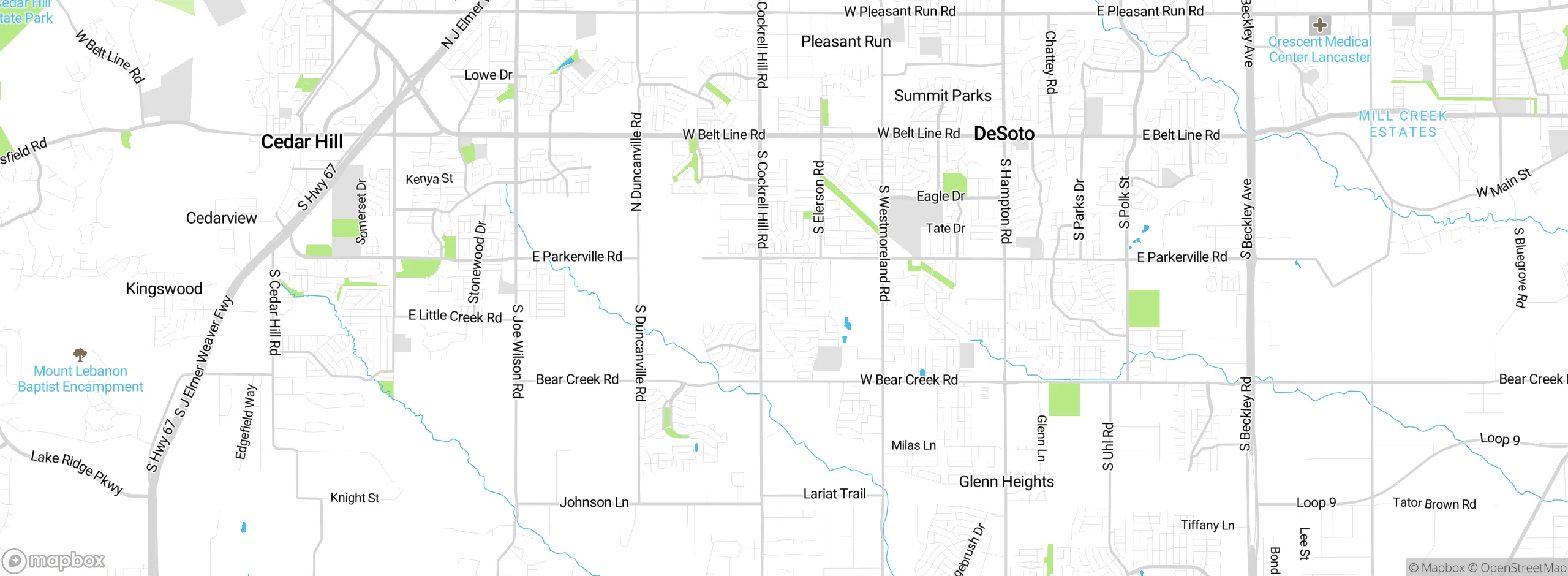 Map showing approximate location