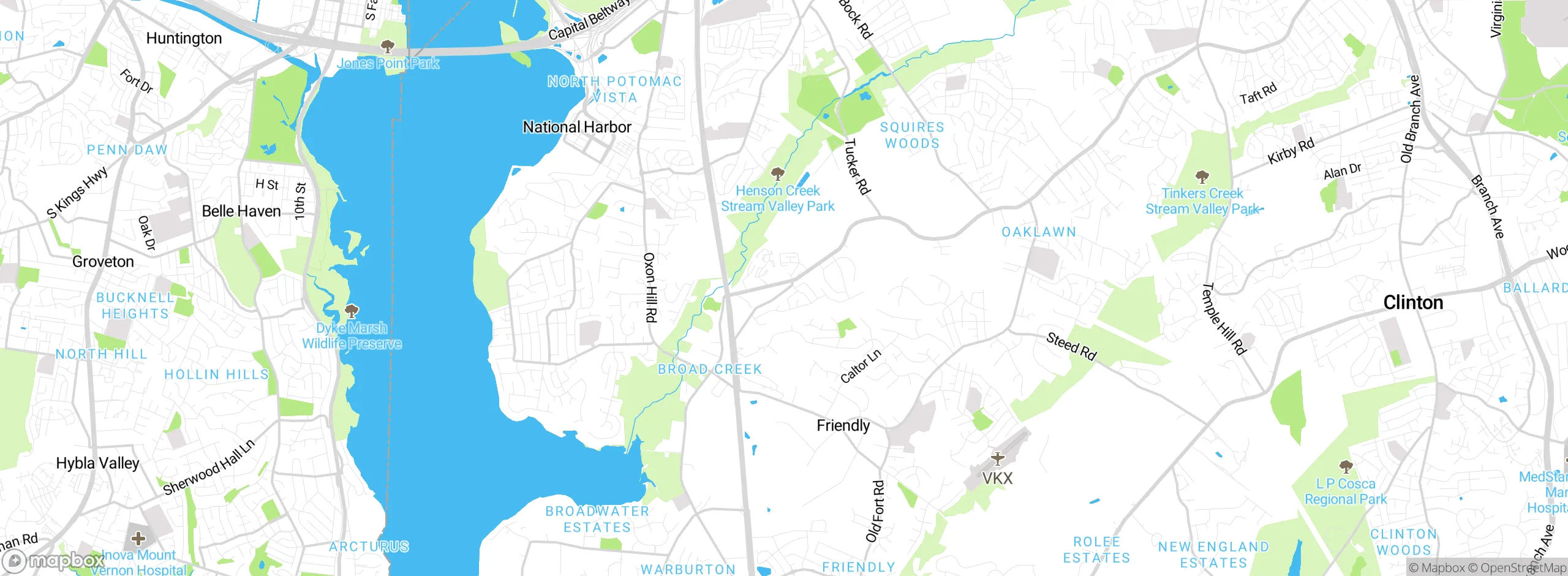 Map showing approximate location