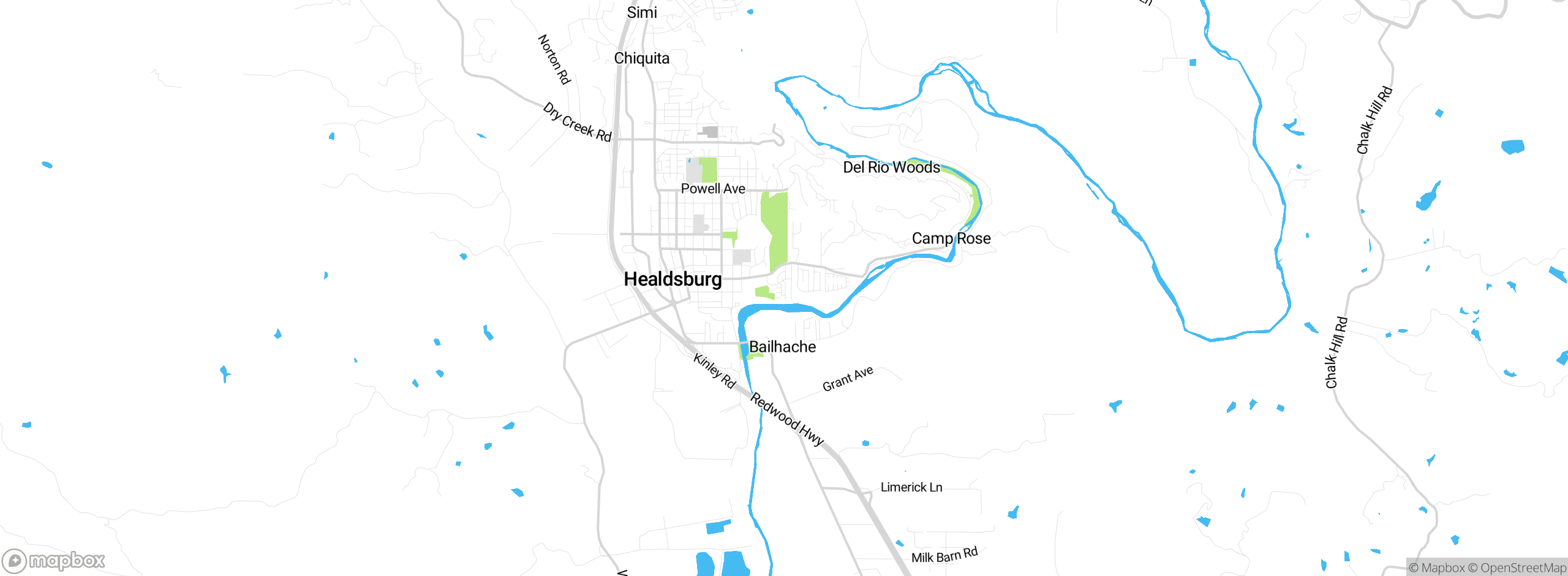 Map showing approximate location