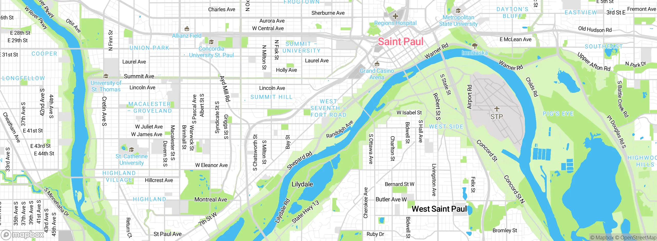 Map showing approximate location