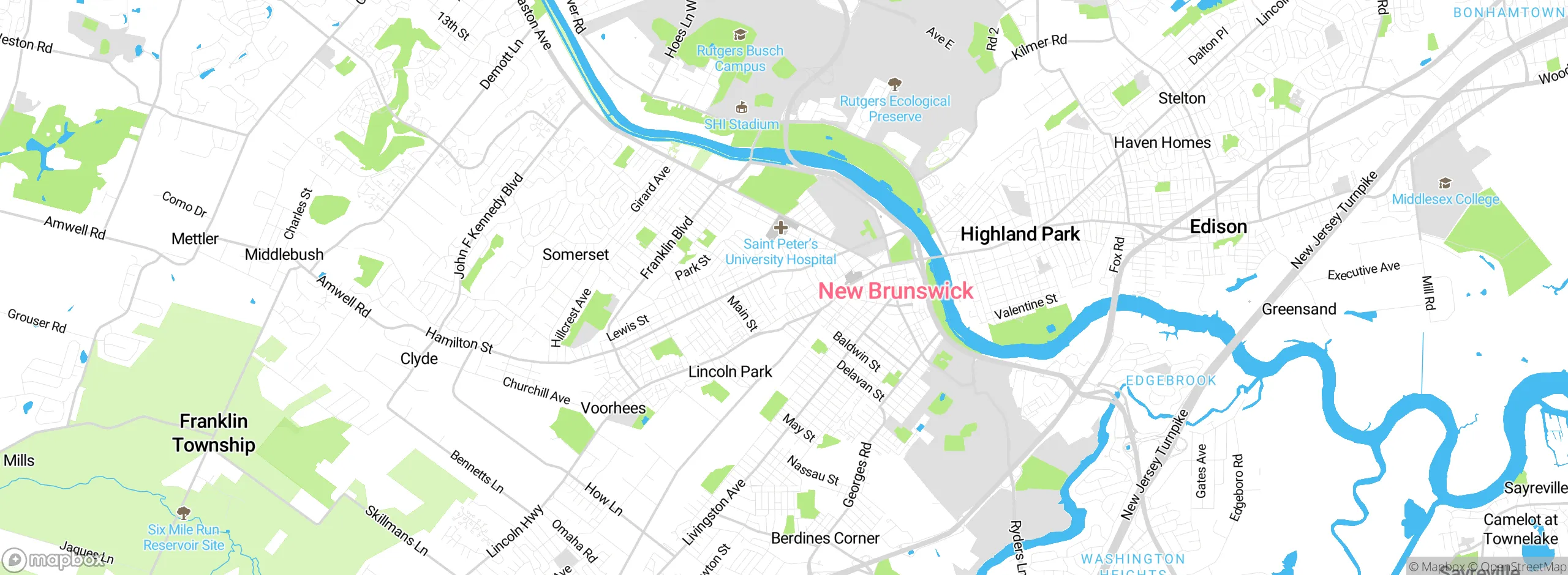 Map showing approximate location