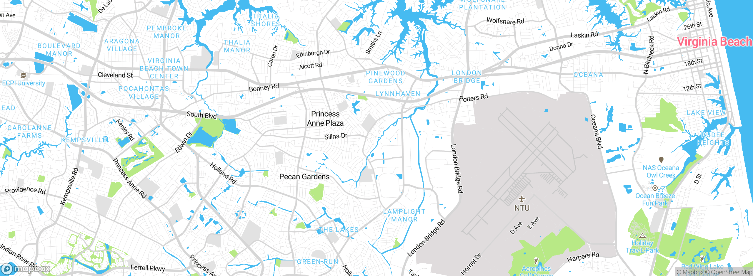 Map showing approximate location