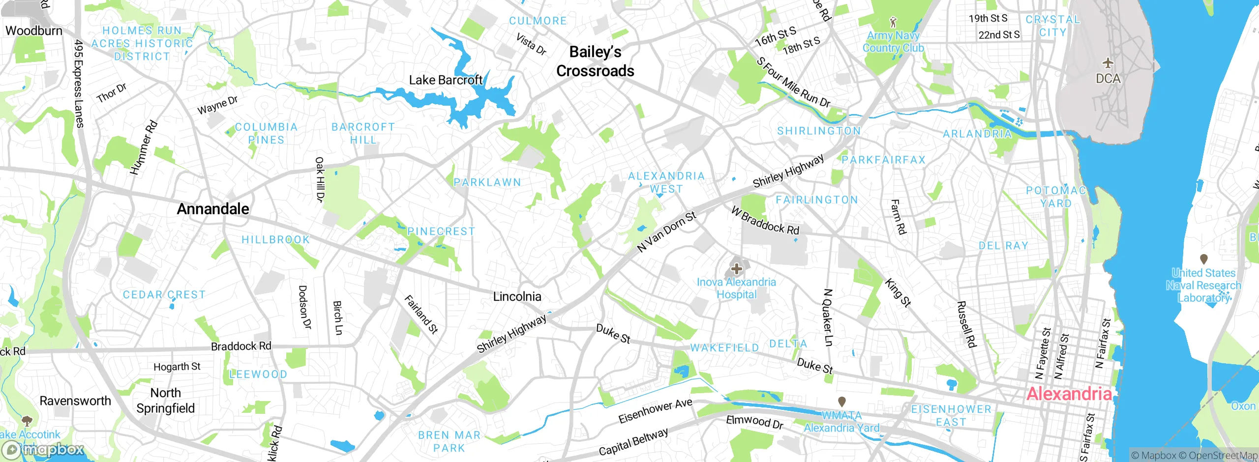 Map showing approximate location