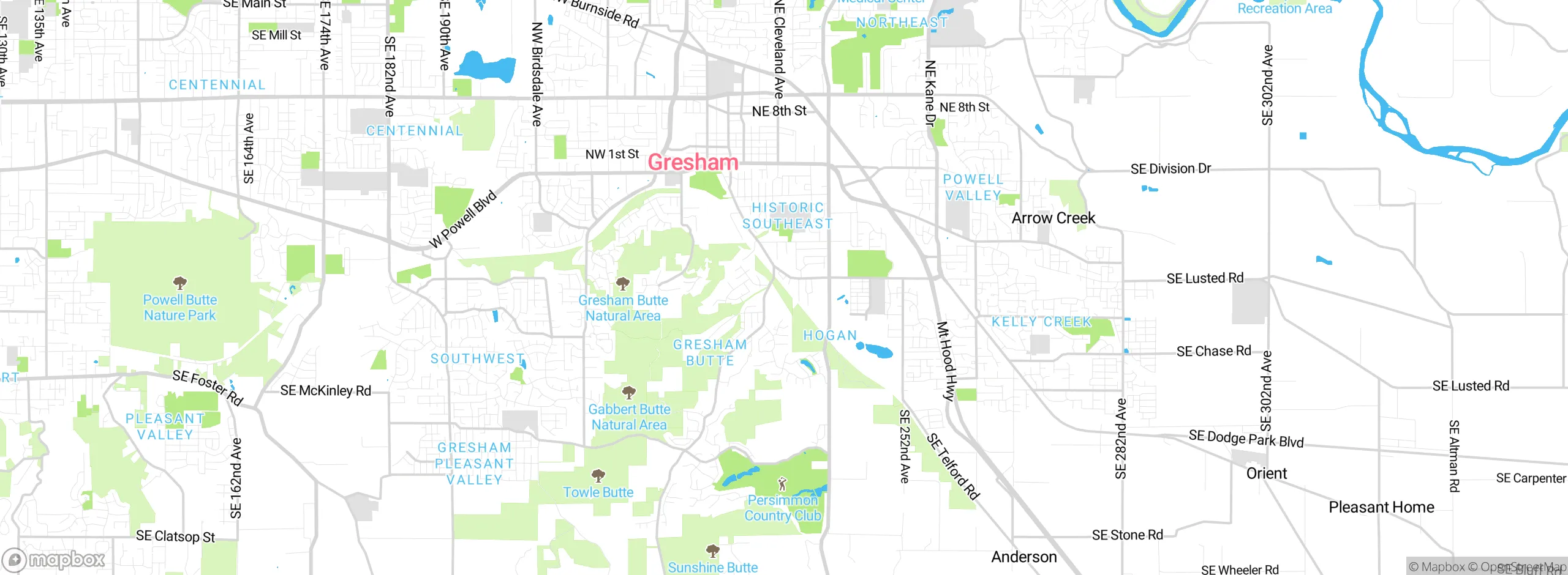 Map showing approximate location