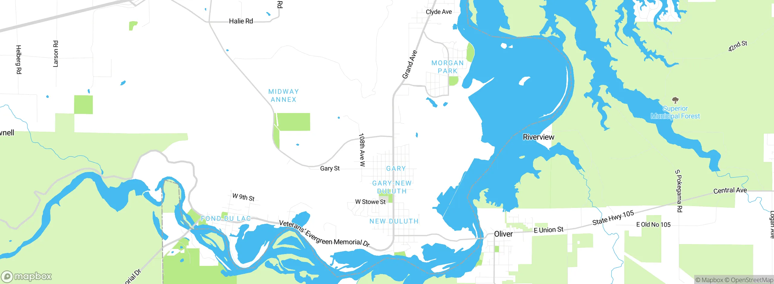 Map showing approximate location