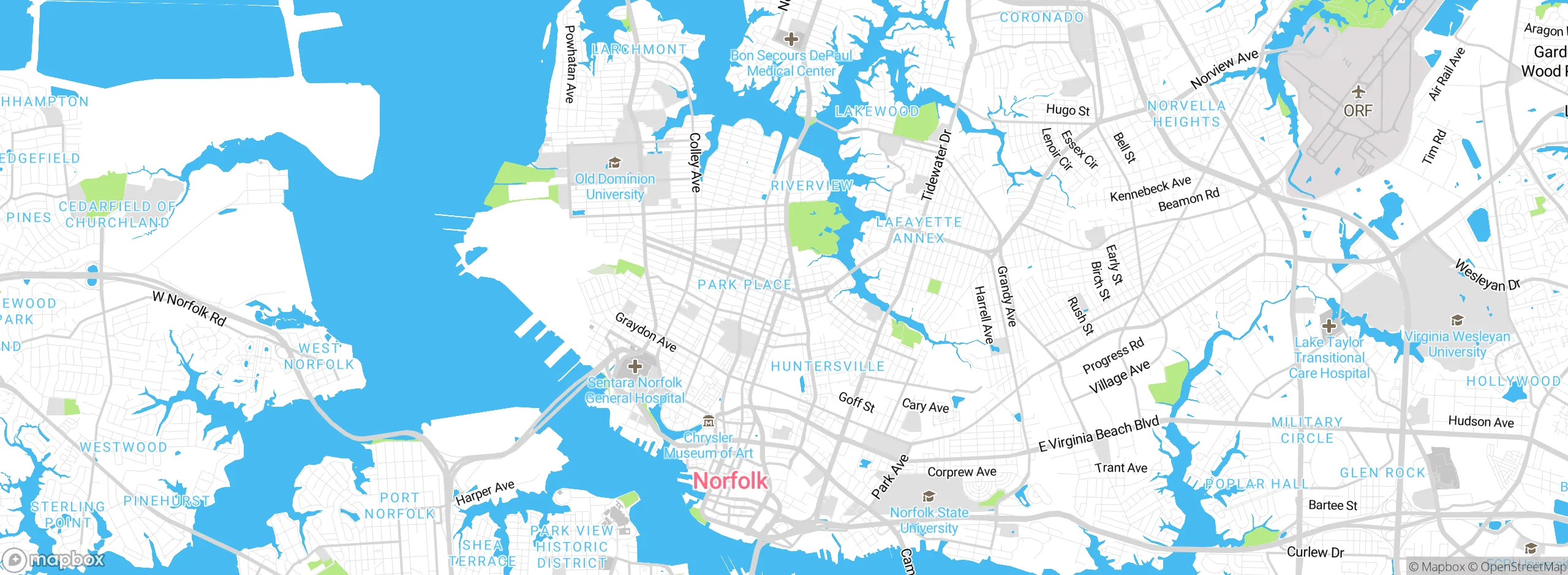 Map showing approximate location