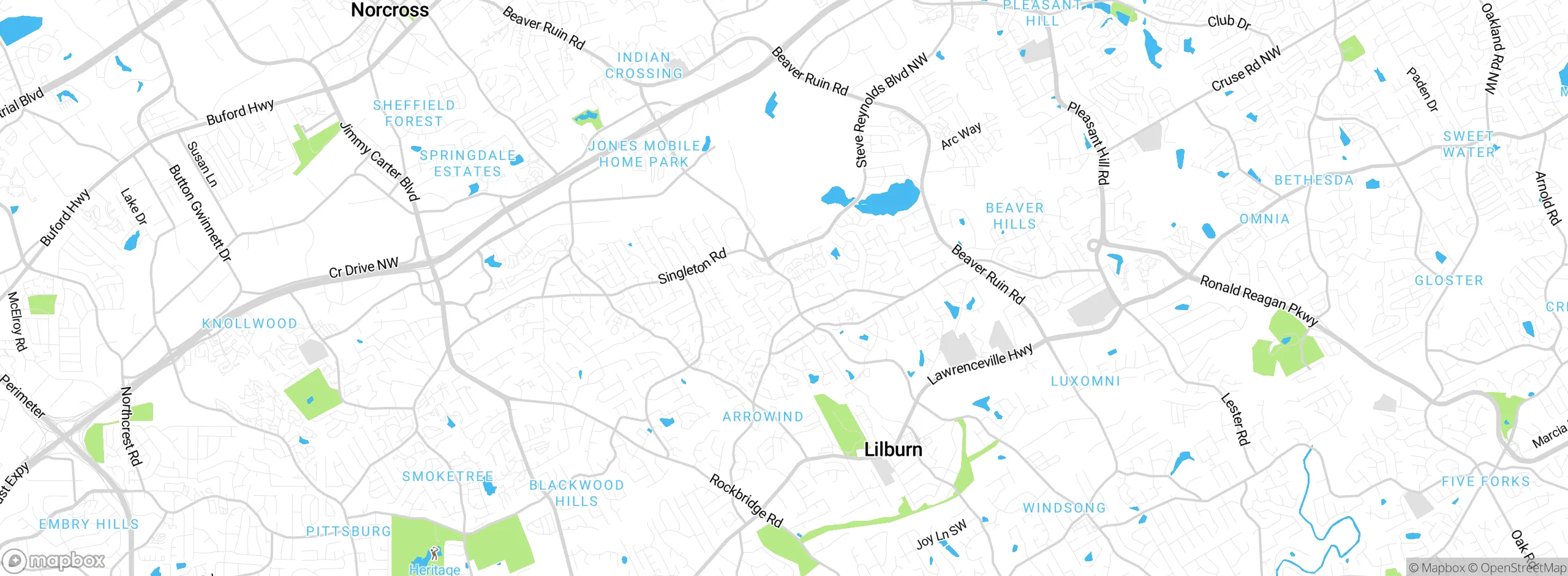 Map showing approximate location