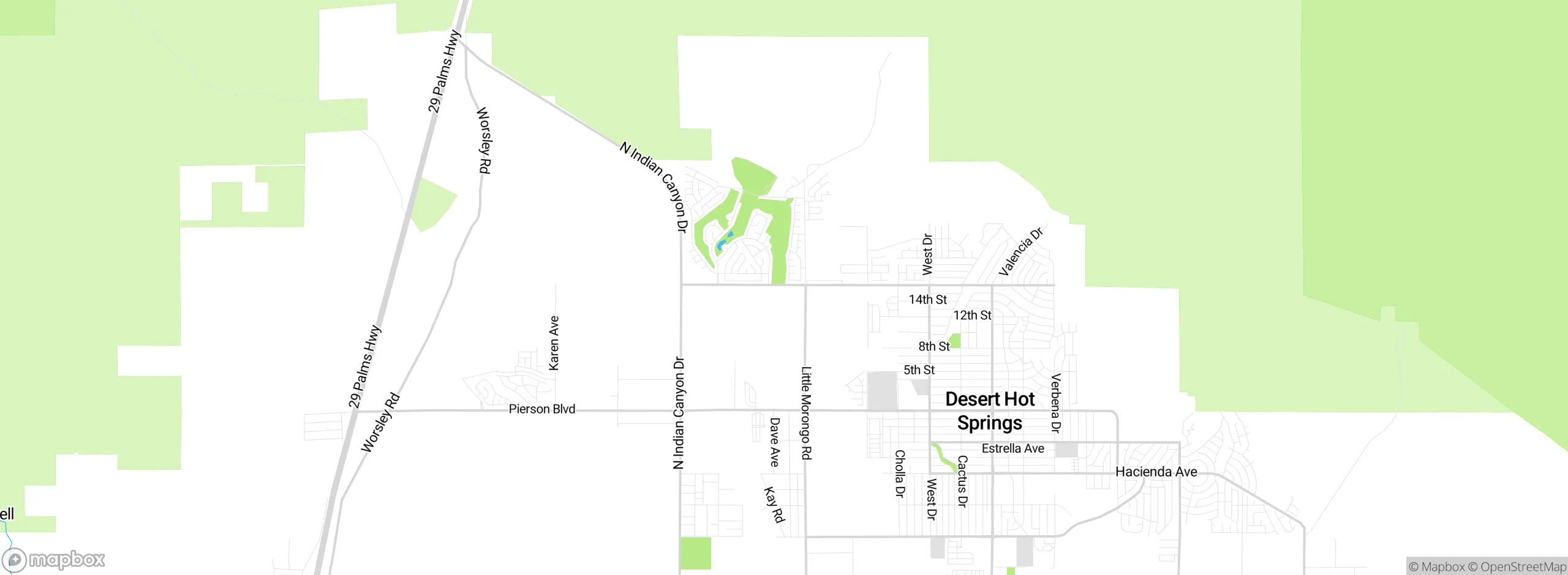 Map showing approximate location