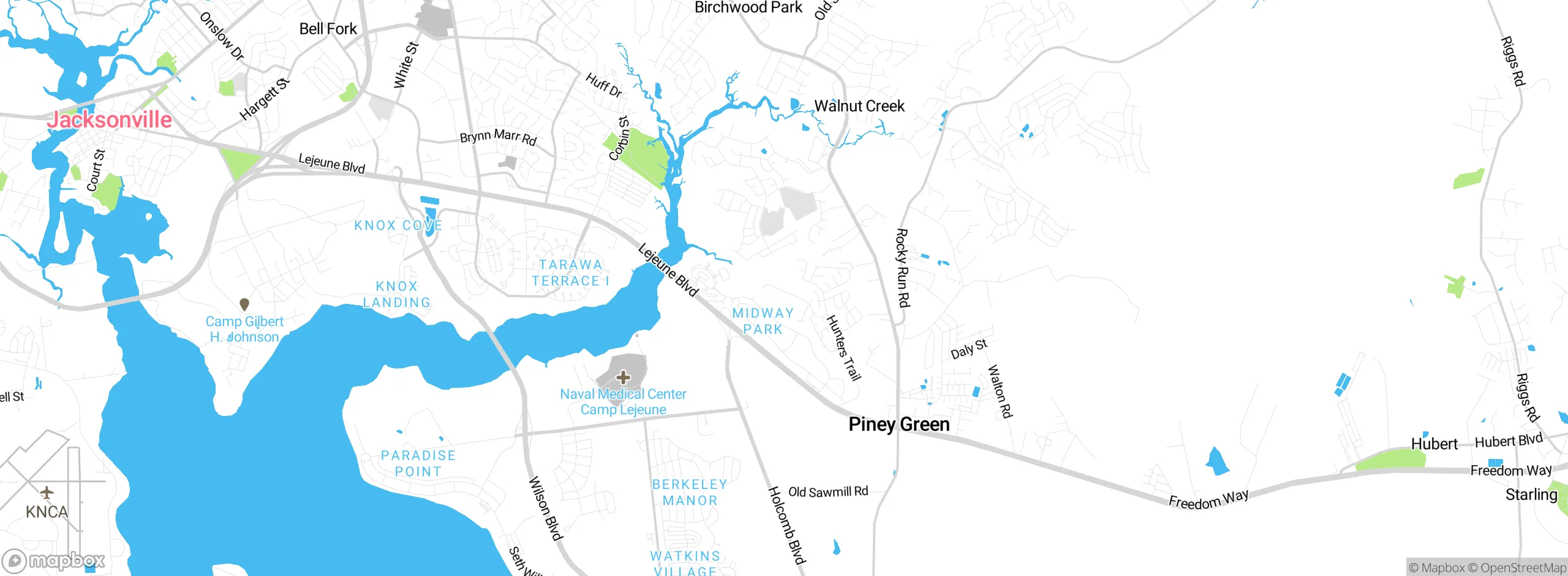 Map showing approximate location