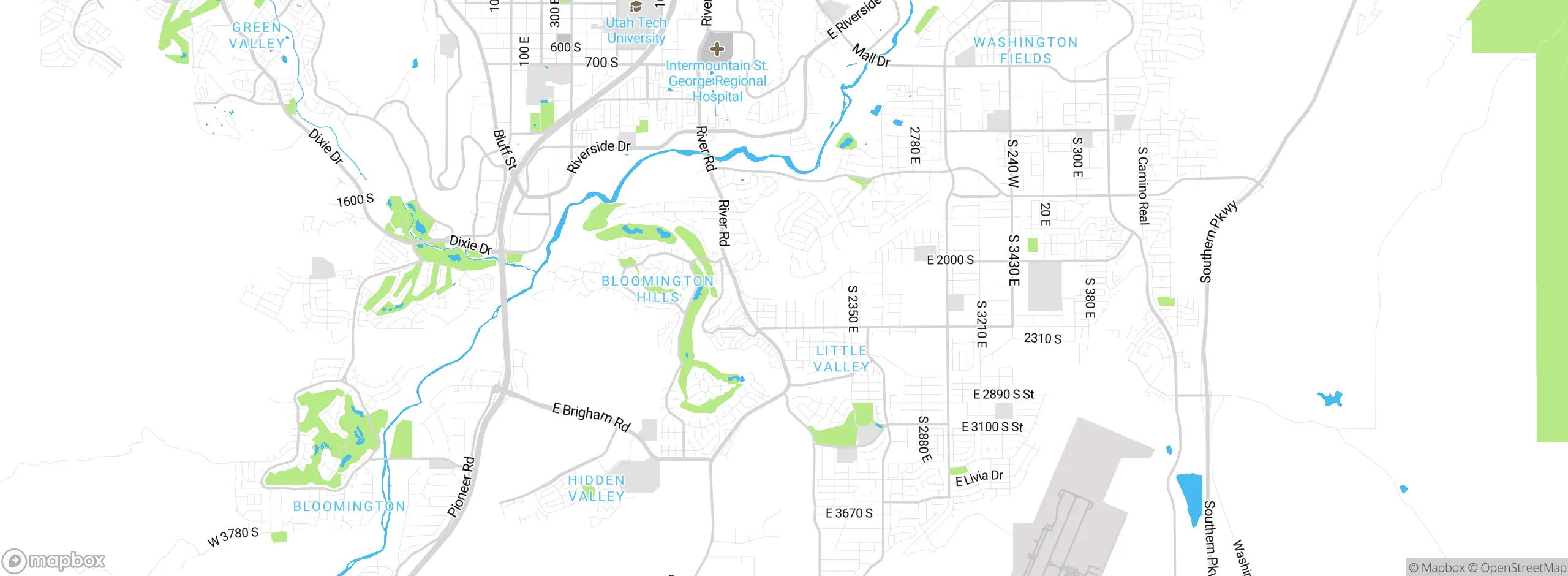 Map showing approximate location