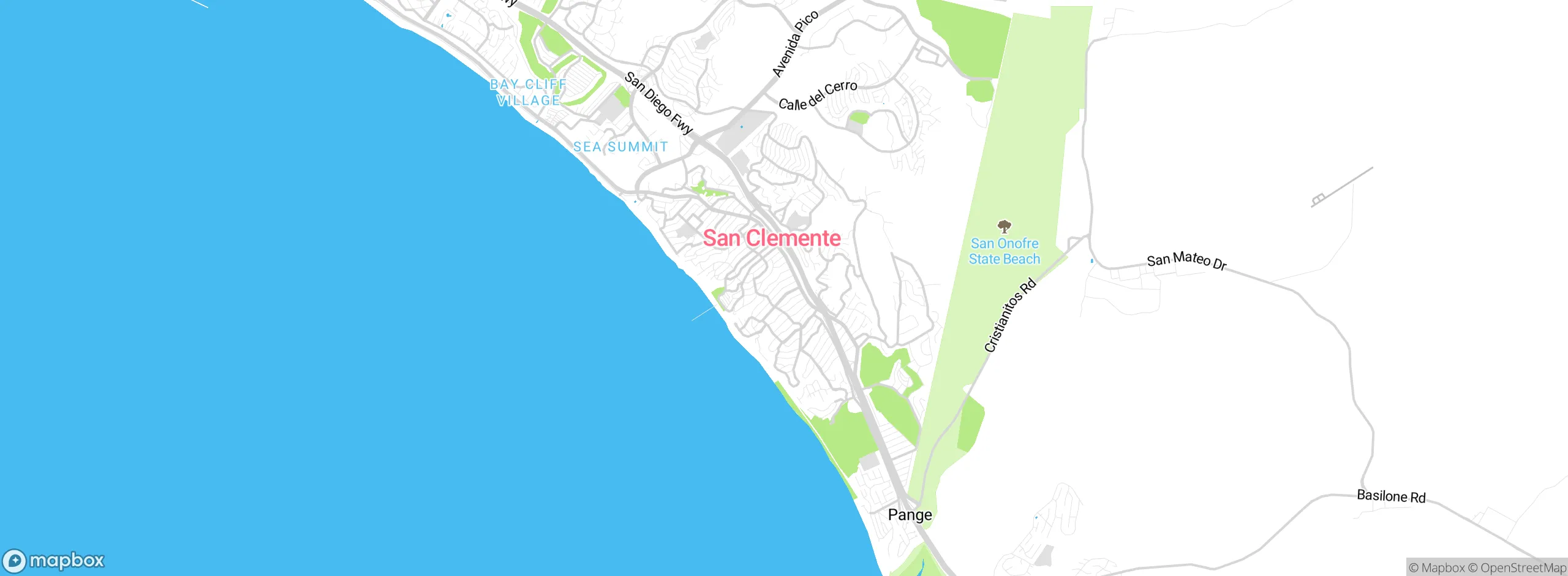 Map showing approximate location