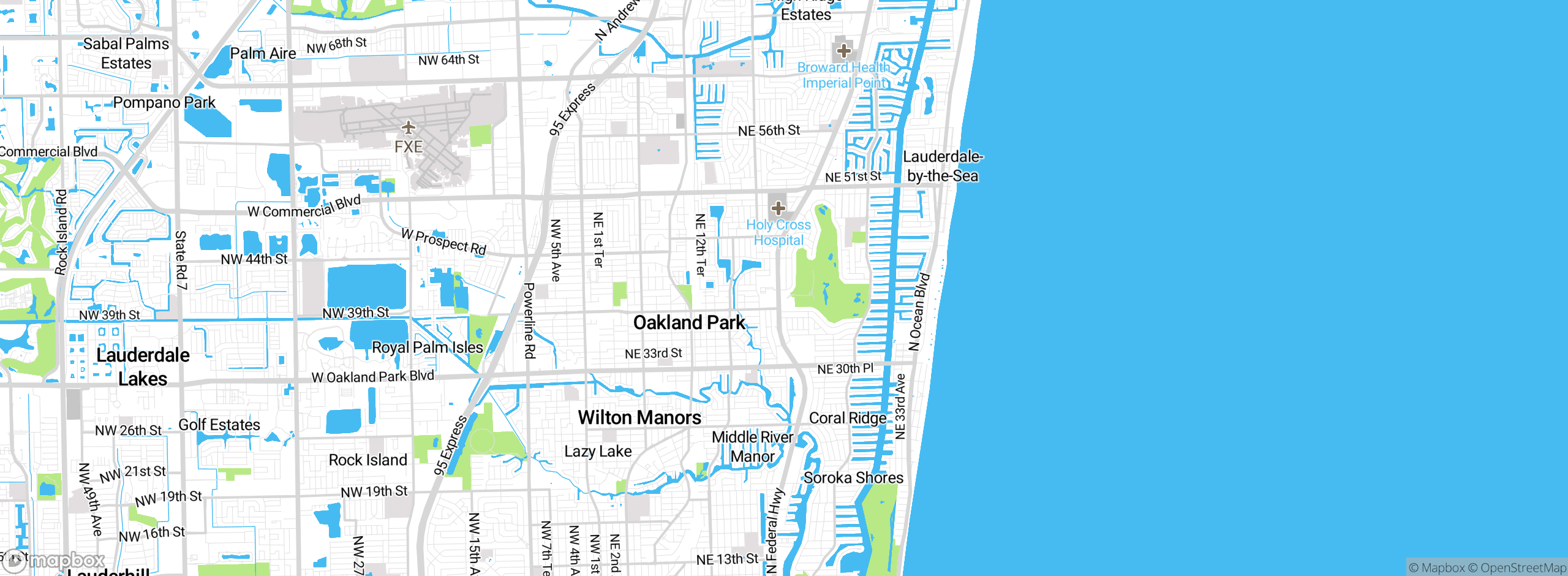 Map showing approximate location