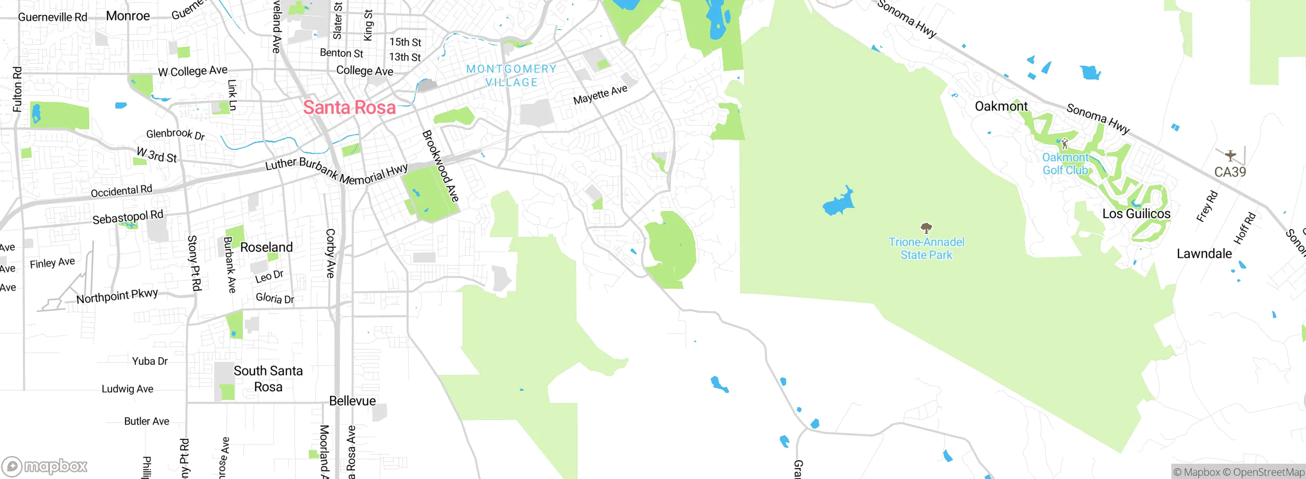 Map showing approximate location