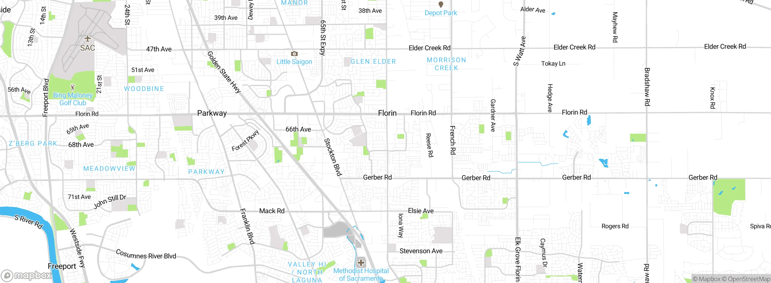 Map showing approximate location