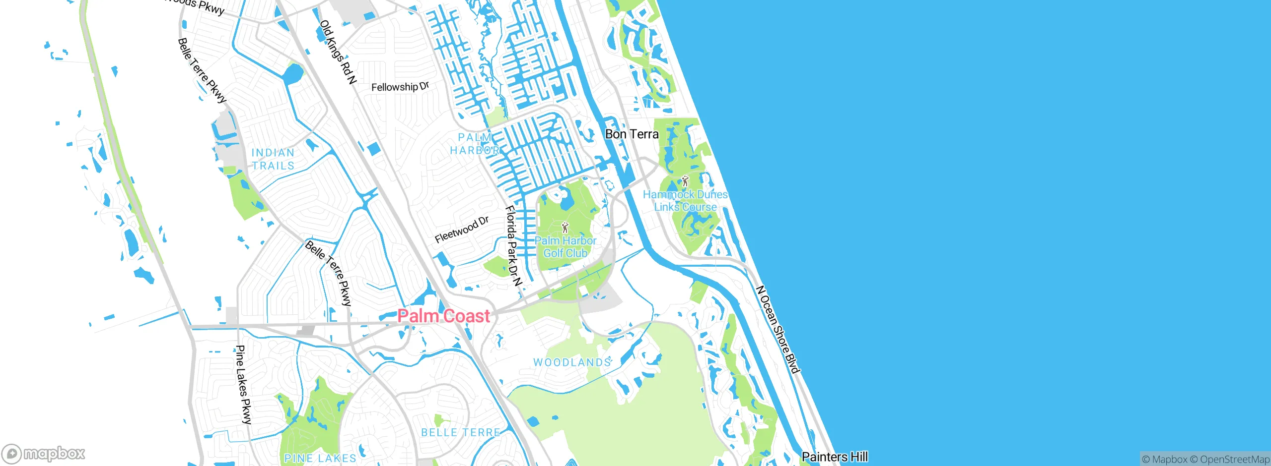 Map showing approximate location